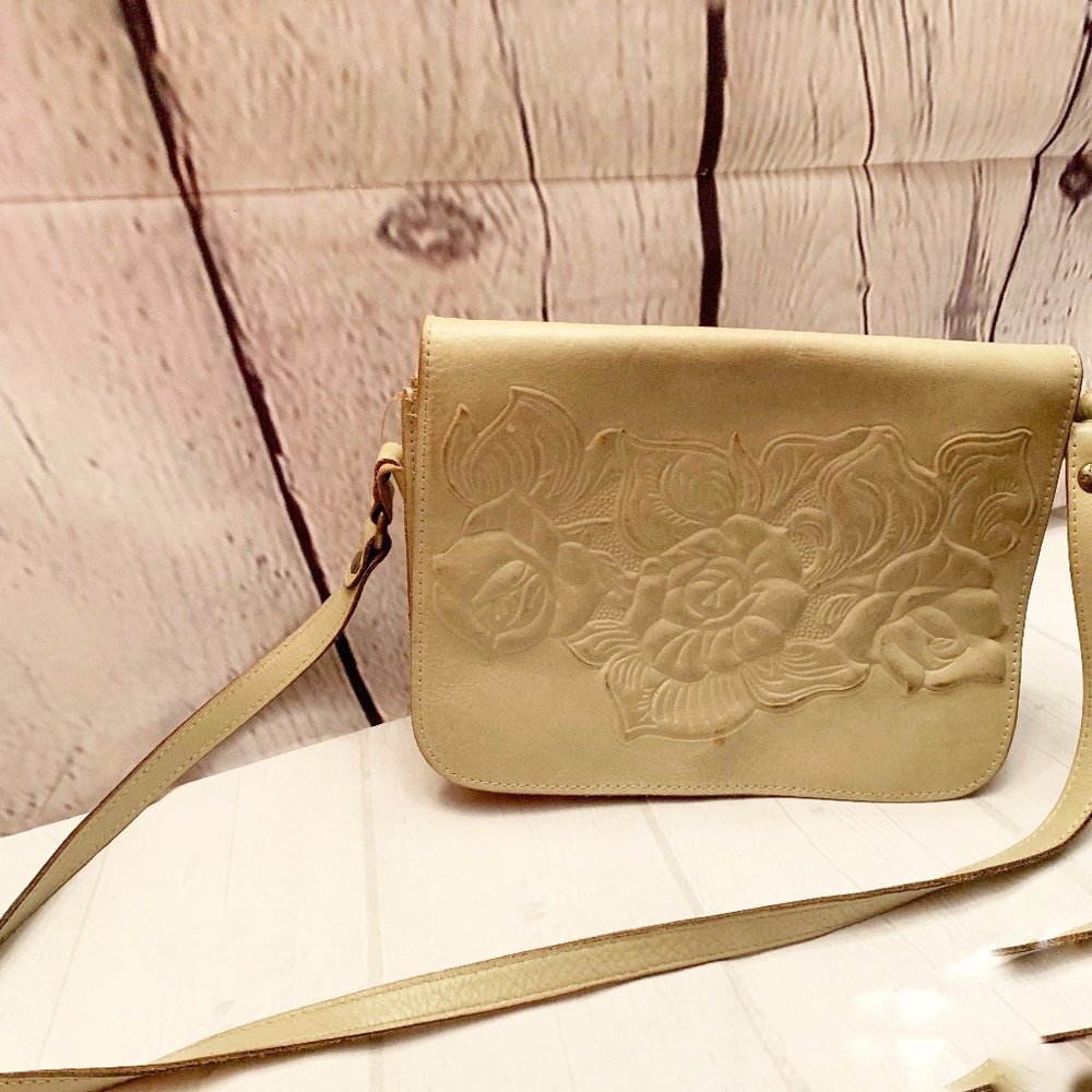 Patricia Nash, Light Sage Floral Bag